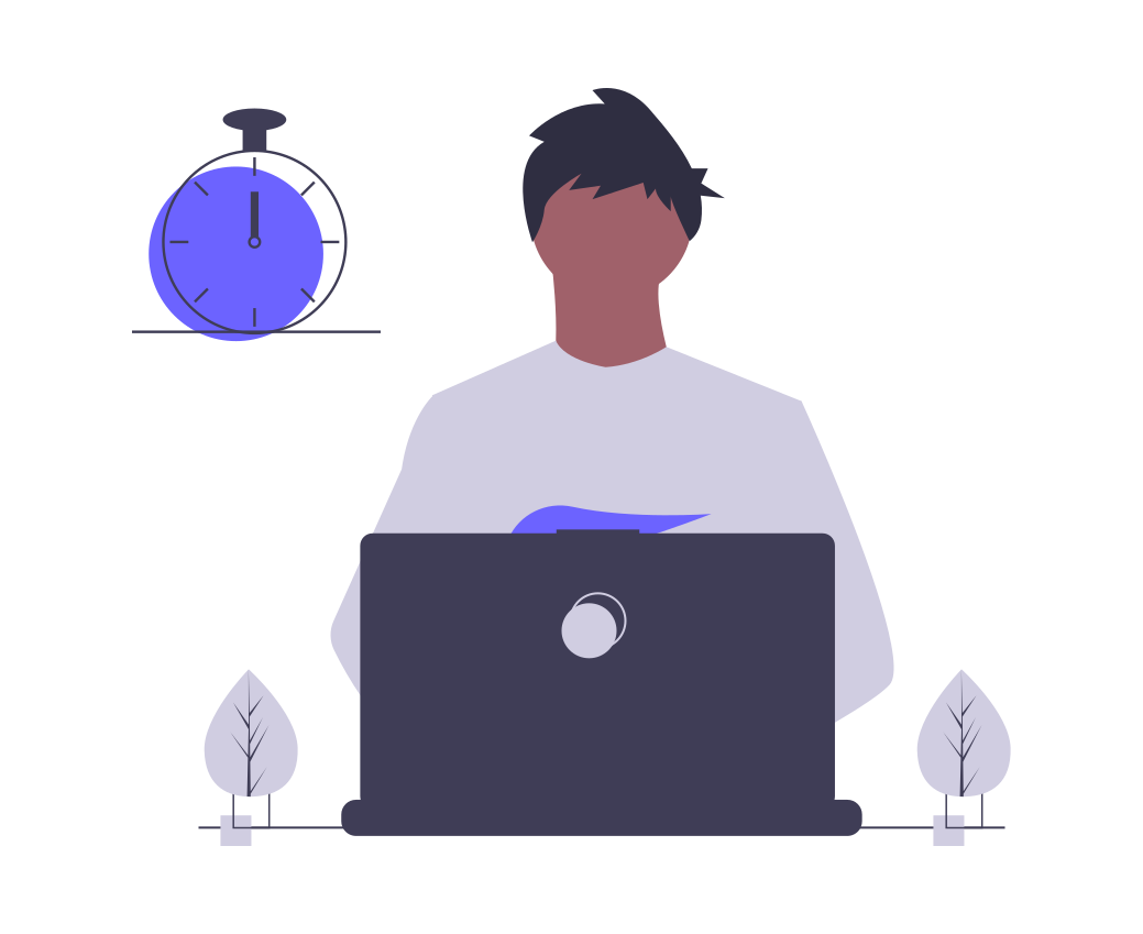person programming illustration